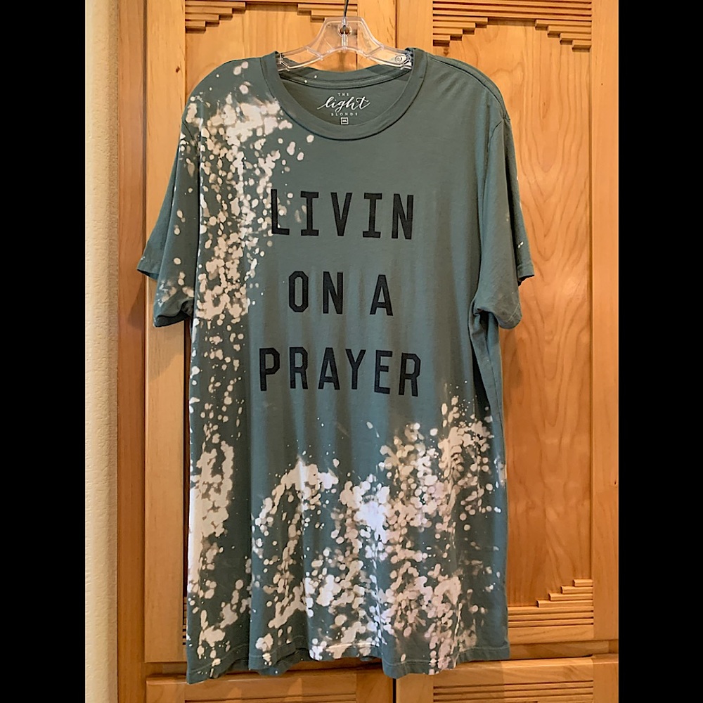Comfy “The Light Blonde” T-SHIRT  XXL Sage tiedye